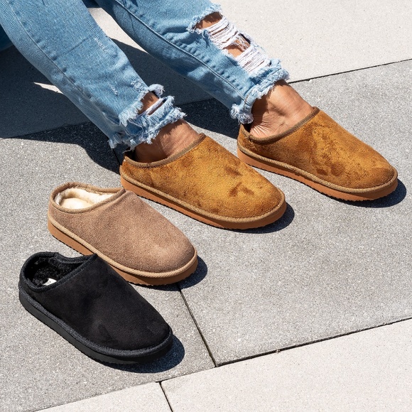 Women's Casual Platform Short Boot Slipper Clogs - Picture 3 of 3